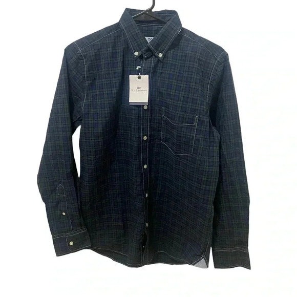 Peter Manning Plaid Checkered Button Down Shirt - Picture 1 of 6